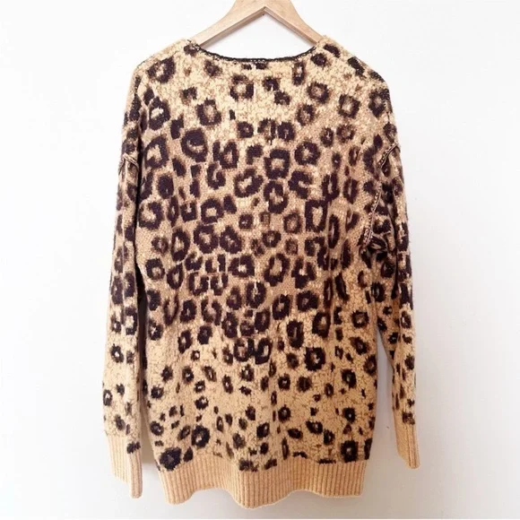 Free People State Side Leopard Cardigan - Picture 6 of 7